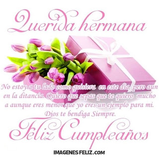 Feliz Cumpleaños Hermana Cristiana