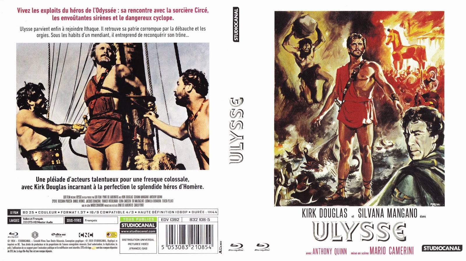 L Odyssée D Ulysse Film Complet En Francais BLU-RAY JAQUETTES BLU-RAY: Ulysse