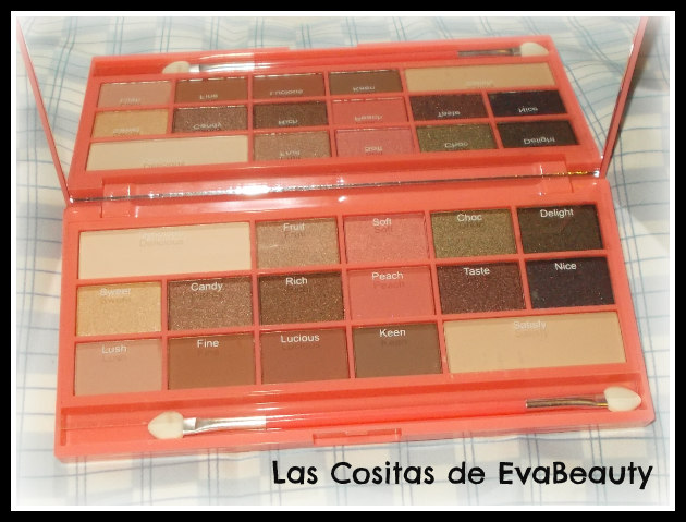 Paleta sombras ojos Chocolate I Heart Makeup maquillaje review swatches