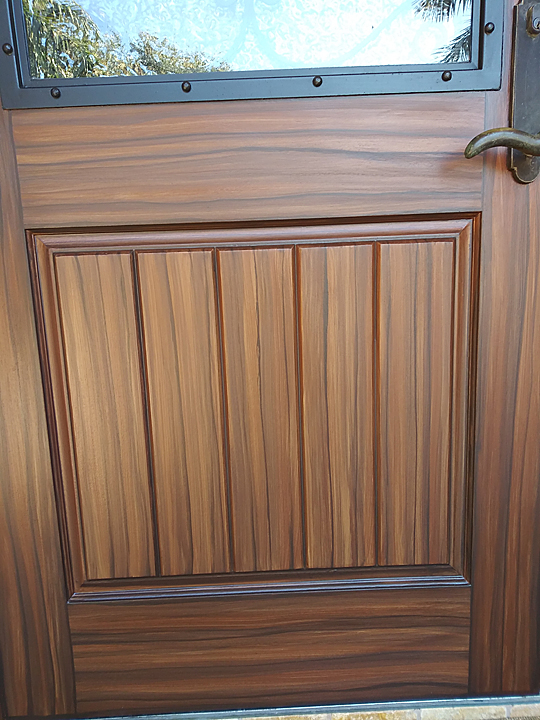 Paint Double Front Doors To Look Like Wood Everything I Create