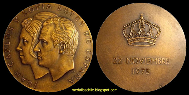 Medalla Coronación Reyes de España