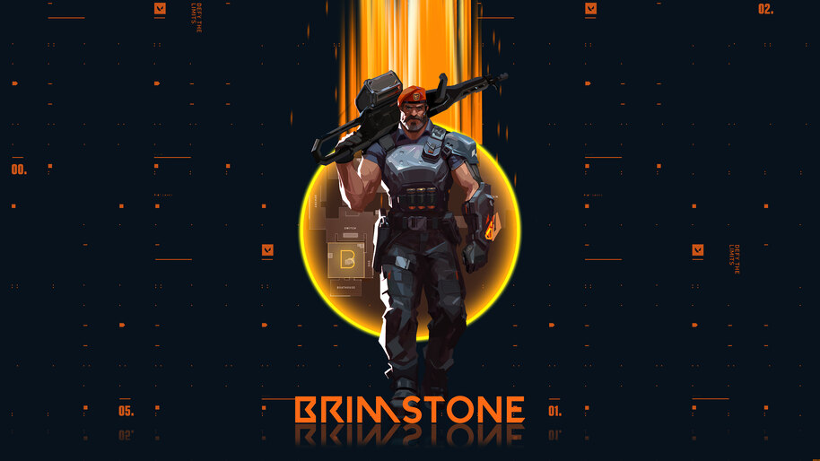 Brimstone Valorant Game 4K #5580a Wallpaper PC Desktop
