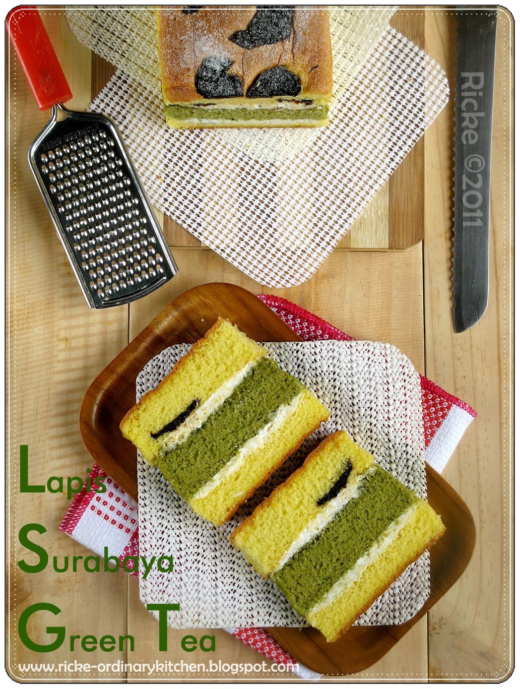 Lapis Surabaya Green Tea Prunes 1000 Aneka Resep Masak