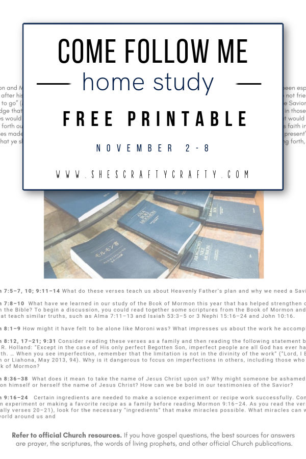 She s Crafty Come Follow Me Printable For Home Study Nov 2 8 She s Crafty Come Follow Me Printable For Home Study Nov 2 8