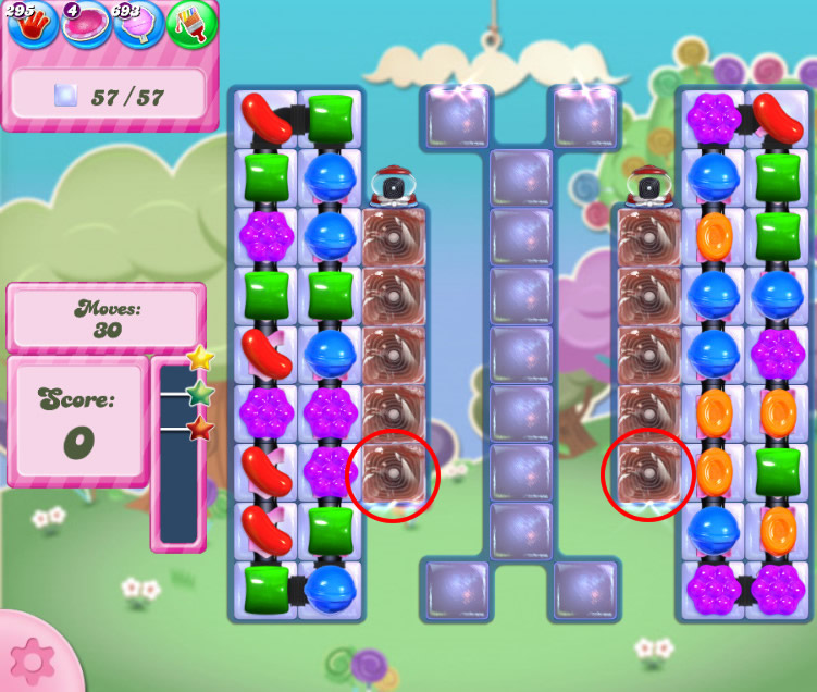 Candy Crush Saga level 2822 Candy Crush Saga level 2822