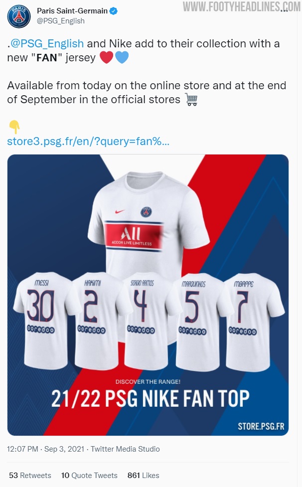 maillot third psg 2022