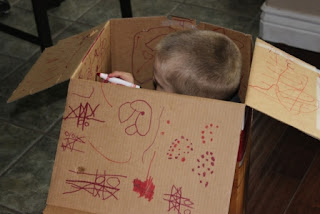 drawing in a box