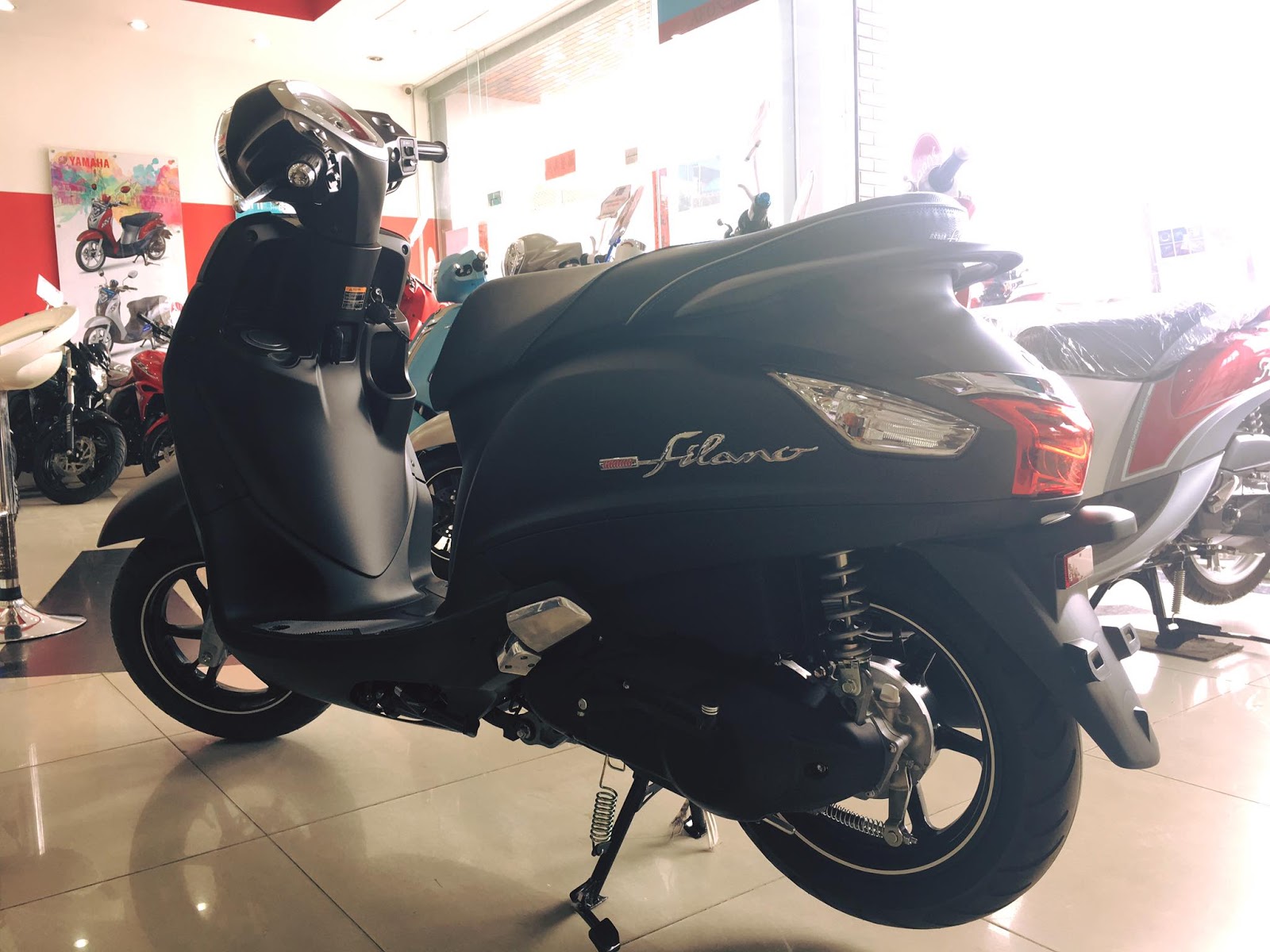 Yamaha Grand Filano Black Full option just arrived - Phnom Penh Motors
