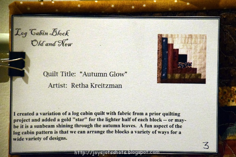 Joy's Jots, Shots & Whatnots Elkhorn Quilt Guild 2016 Annual Show