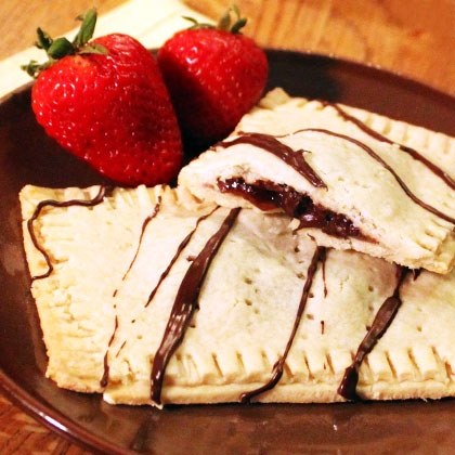 Chocolate-Covered Strawberry Toaster Tarts