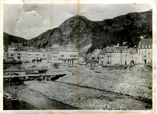 photo ancienne : La Bourboule vers 1890