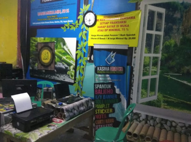 Tempat Cetak Spanduk Terdekat di Rajapolah Hub. WA 085 213