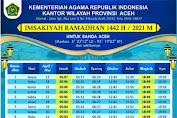 Kemenag Wilayah Aceh Terbitkan Imsakiyah Ramadhan 1442 H 
