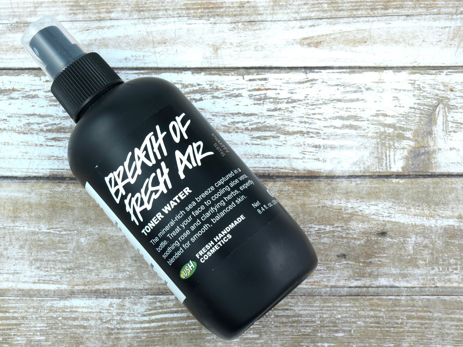 Sea Water | Lush Breath of Fresh Air Toner Water: Review | The Happy Sloths: Beauty, Makeup, and Skincare Blog with Reviews and Swatches
