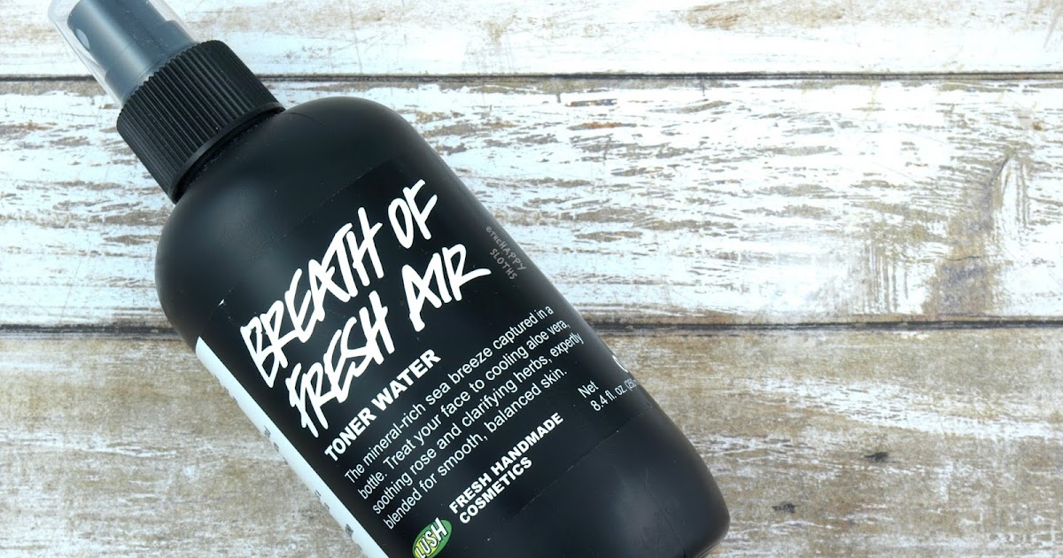 Sea Water | Lush Breath of Fresh Air Toner Water: Review | The Happy Sloths: Beauty, Makeup, and Skincare Blog with Reviews and Swatches