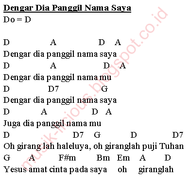 MUSIKLICIOUS: Dengar Dia Panggil Nama Saya medley Tuhan Memanggil