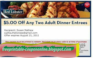 Red lobster coupons september 2018 printable