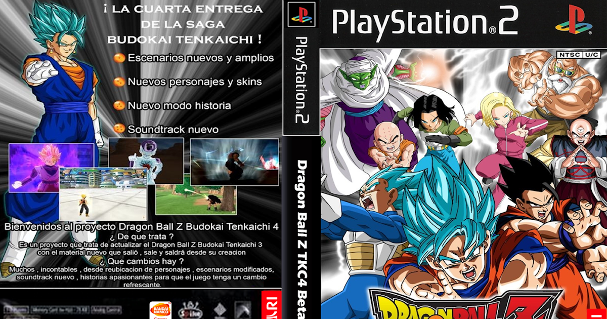 Jogo Dragon Ball Z Budokai Tenkaichi 4 Mod.beta 6 Ps2