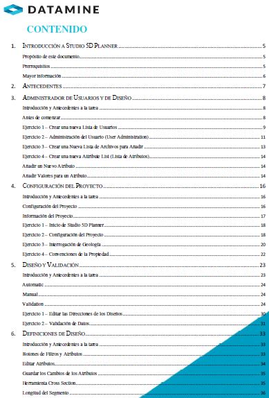 Datamine Studio 5d Planner