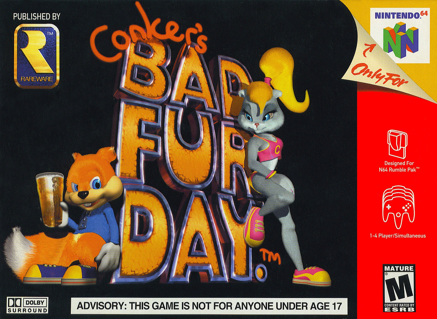 N64 Conker’s Bad Fur Day [Español]