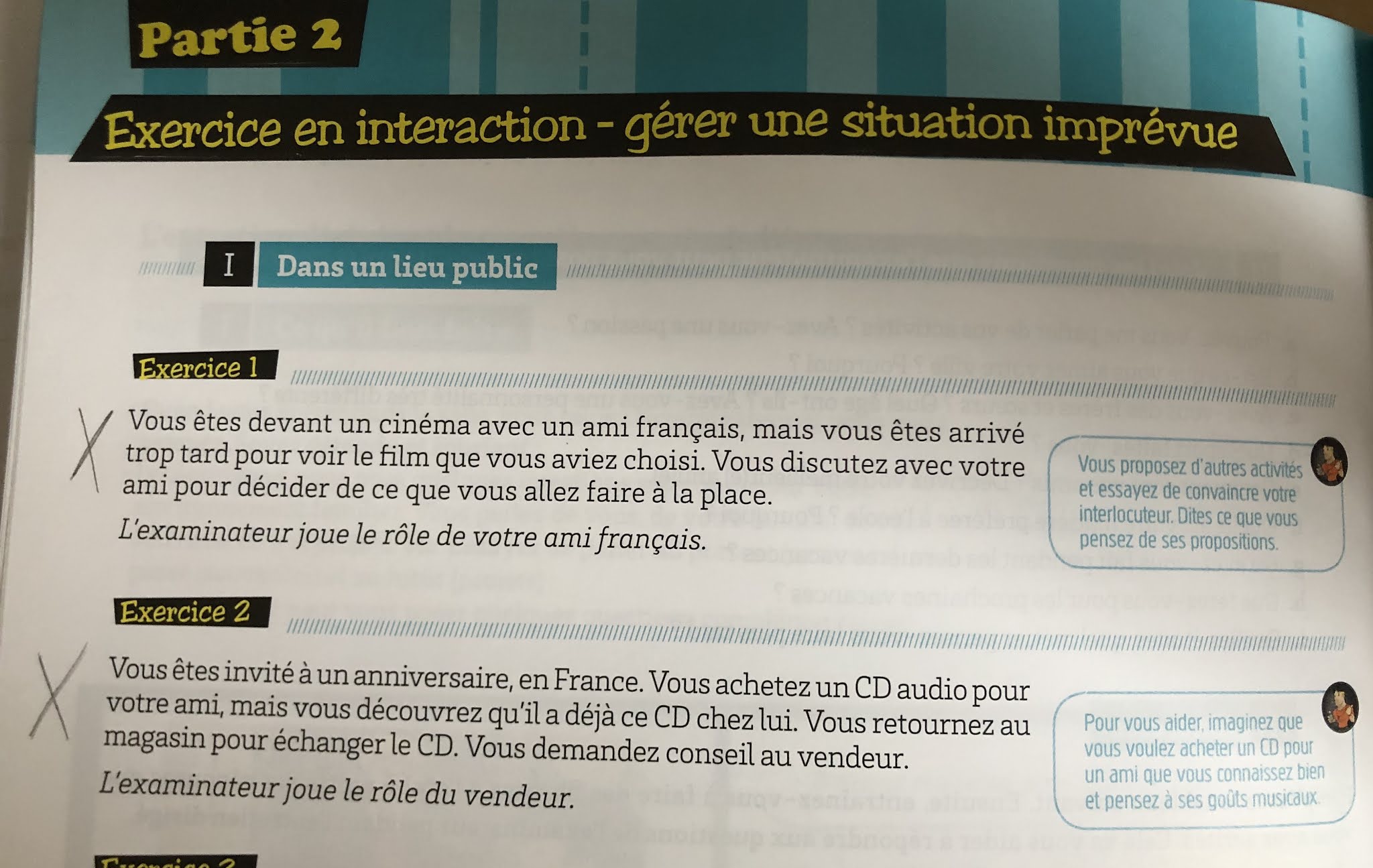 Laboratoire linguistique français DELF A2/B1