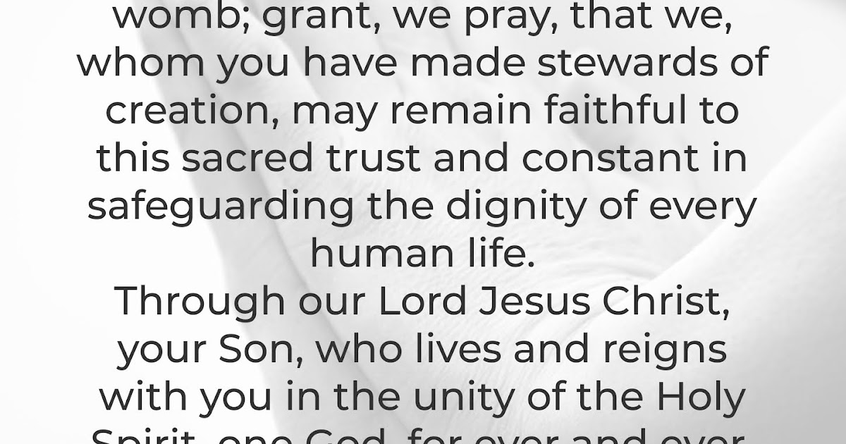 Day of Prayer for the Legal Protection of Unborn Children