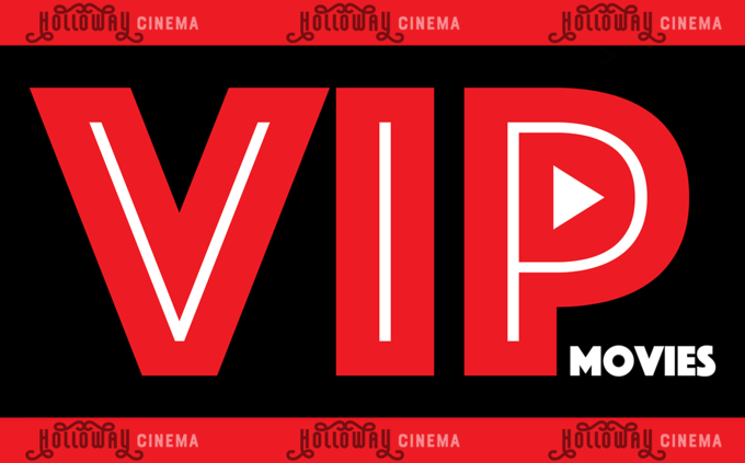 Red And Black VIP Movies Button Holloway Cinema Ribbons To Watch More Films