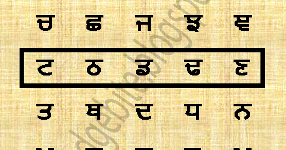 Fourth Line of Punjabi Alphabets Knowledge Bite