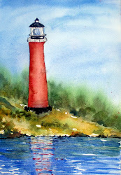lighthouse watercolor easy painting paintings landscape community living jupiter watercolour pencil senior artists famous october watercolours discover