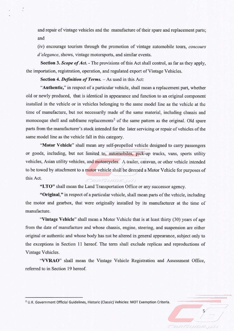 Check Out The Philippines's Proposed Vintage Car Law CarGuide.PH