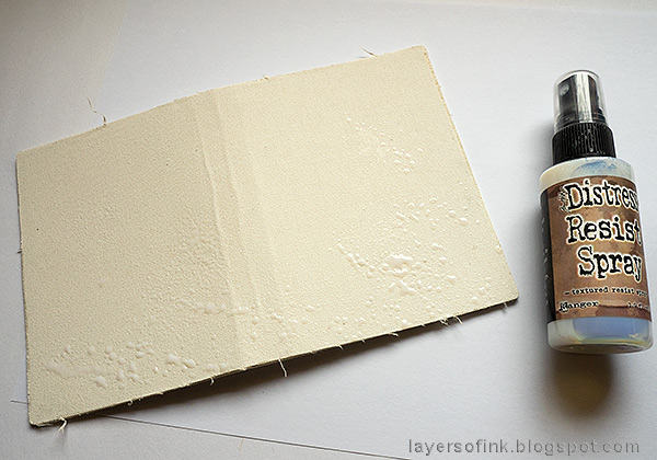 Layers of ink - Watercolor Meadow Notebook Tutorial by Anna-Karin Evaldsson.