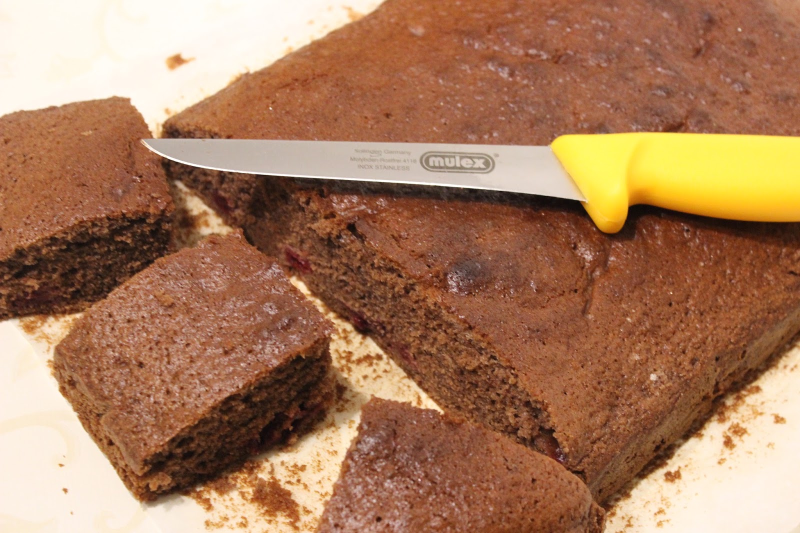 Schokokuchen mit Kirschgrütze