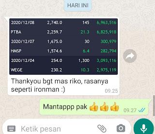 Portofolio Rikopedia dan testimoni member