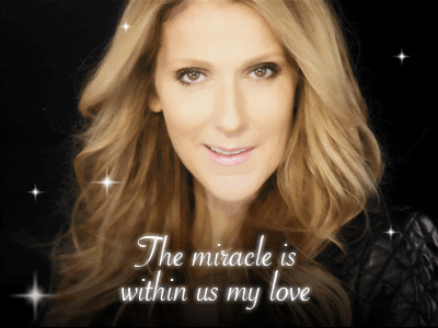 CÉLINE DION FANS: Imagenes: Celine (Show Logo) y Le Miracle .gif