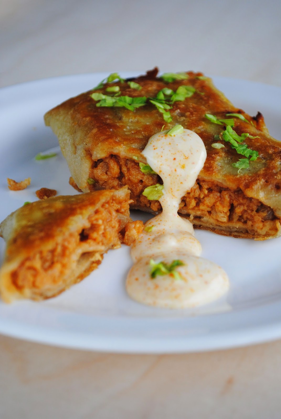 Filled savory pancakes VeganSandra