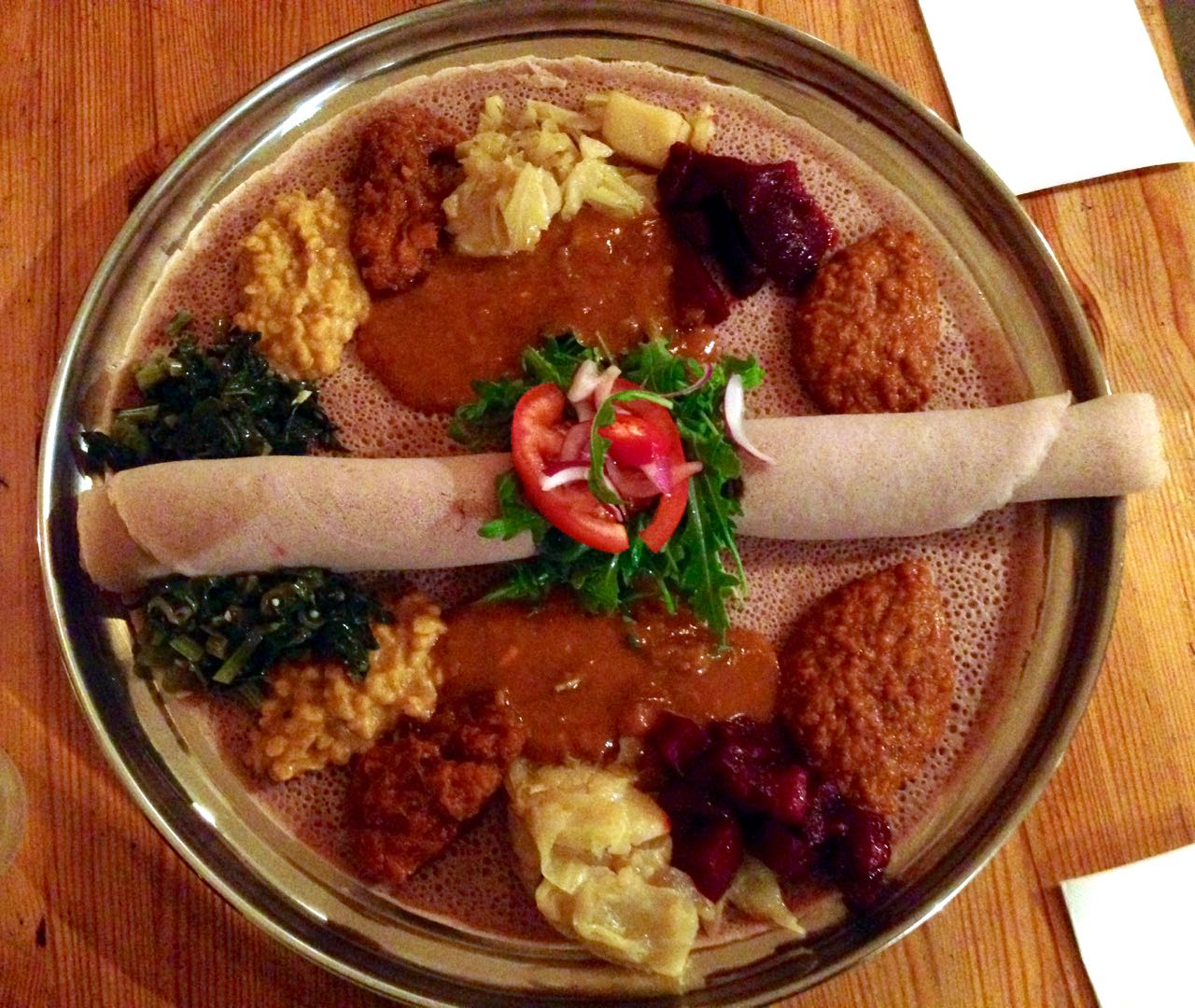 Green Gourmet Giraffe Mesob Ethiopian Restaurant, Northcote