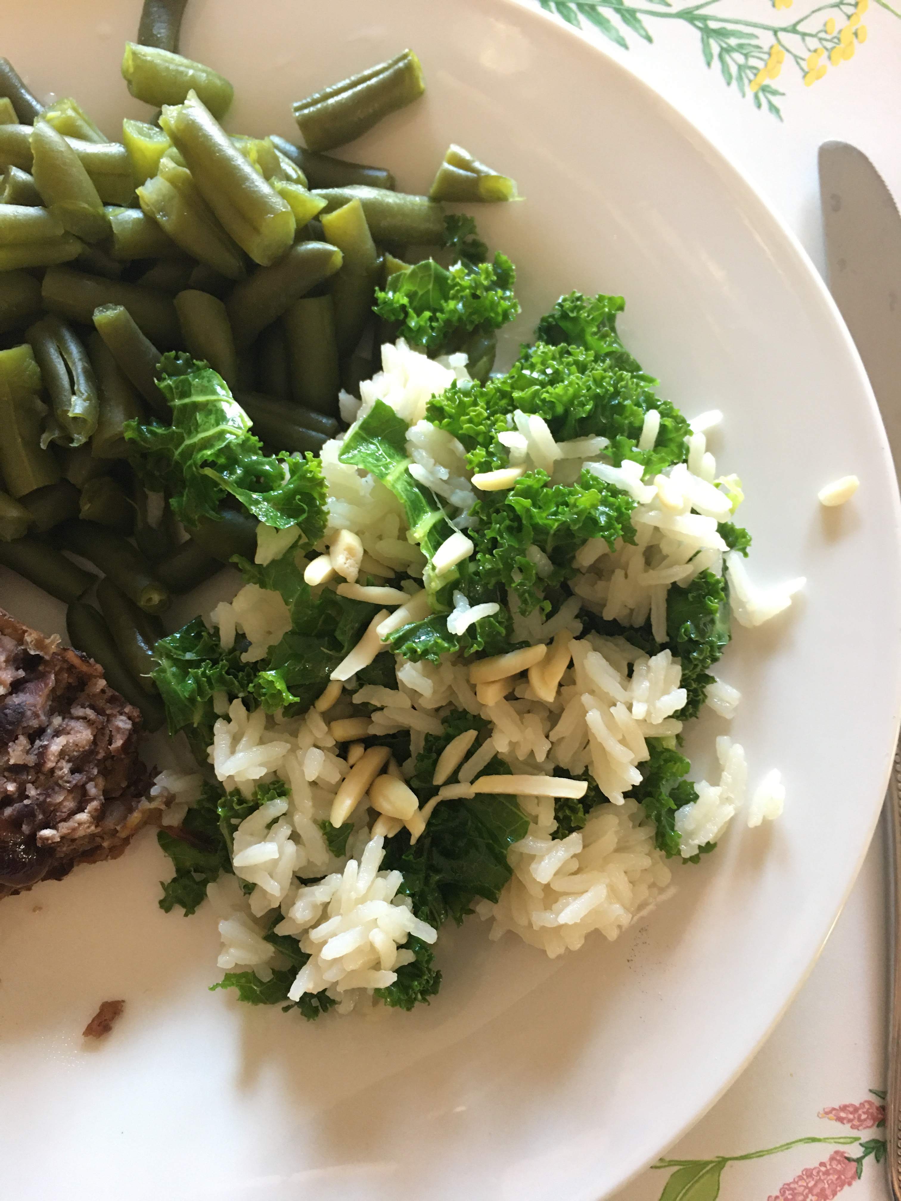 nannykim's recipes Garlic Butter Kale Rice