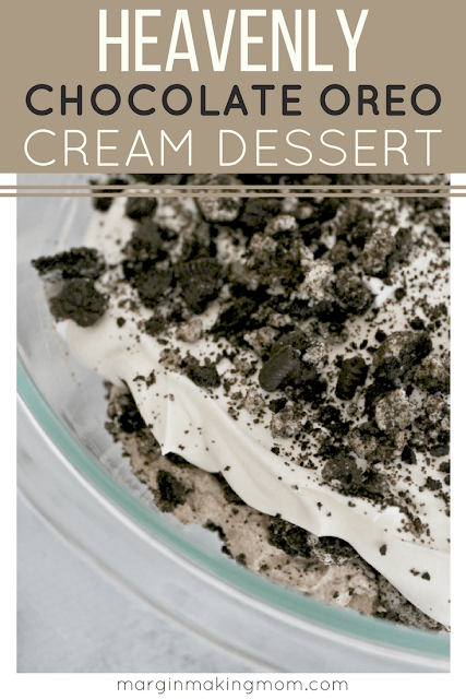 oreo cream dessert
