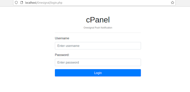 Onesignal REST api and Core PHP Send Push Notification