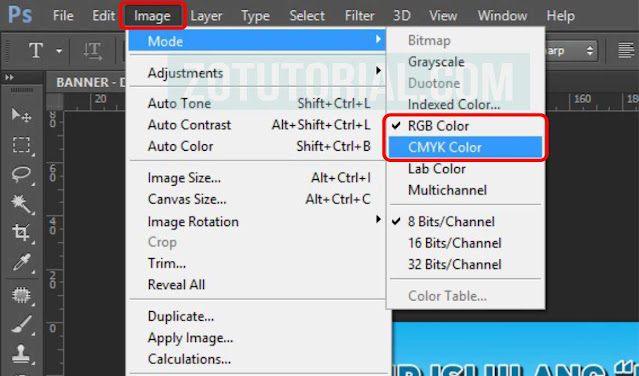 Cara Mengubah RGB atau CMYK di Photoshop (Mode Color)