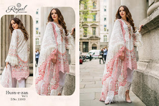 Royal Designer Husn e Zan vol 1 pakistani Suits catalog wholesaler