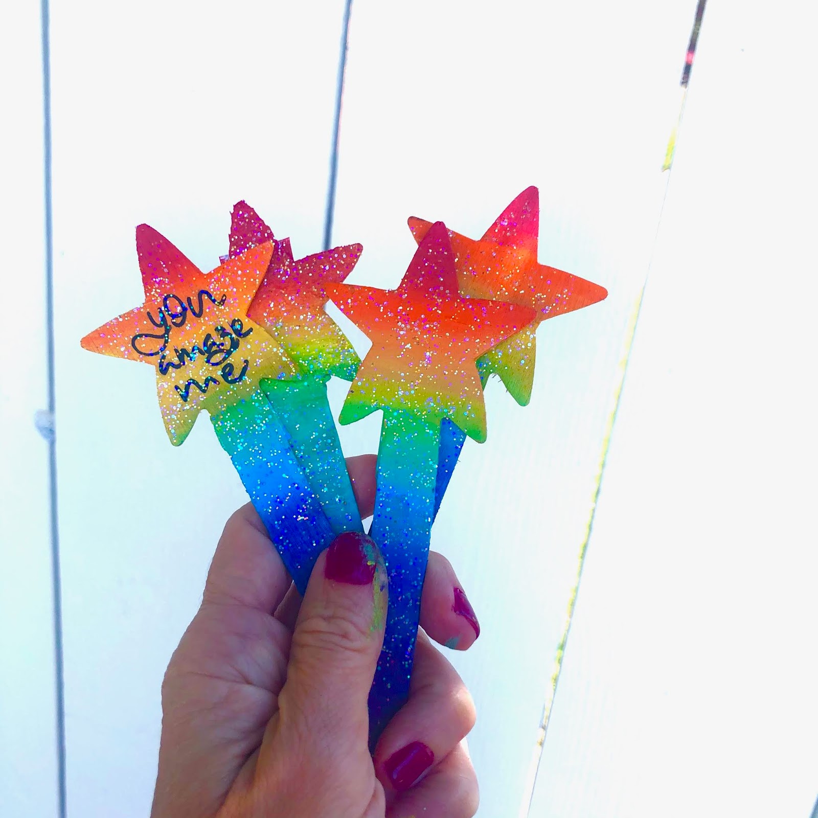 Star popsicle sticks