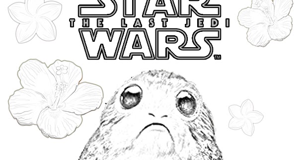 Star Wars Porg Coloring Pages Coloring Pages
