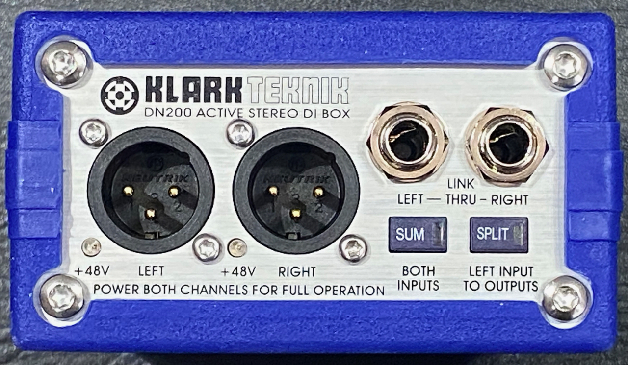 High on Technology REVIEW KLARK TEKNIK DN 200 STEREO ACTIVE DIRECT BOX