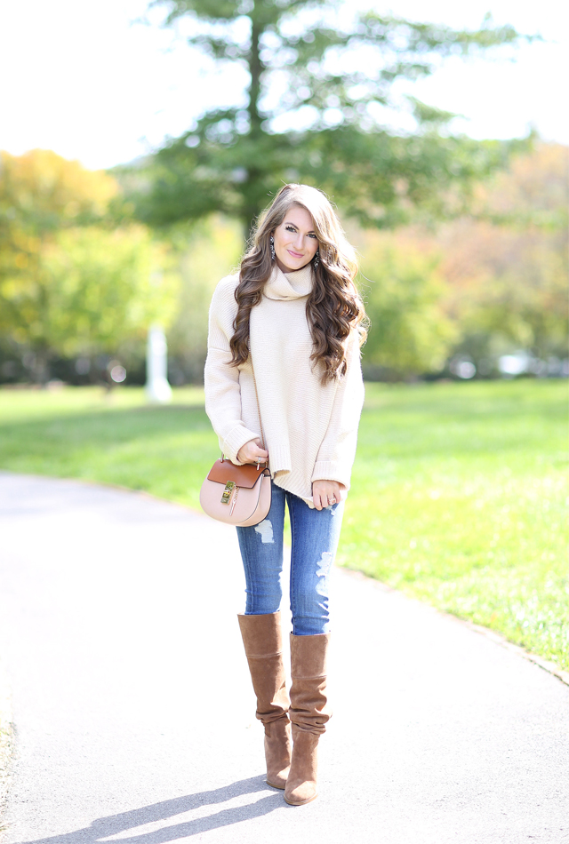 Southern Curls & Pearls: Turtleneck Weather