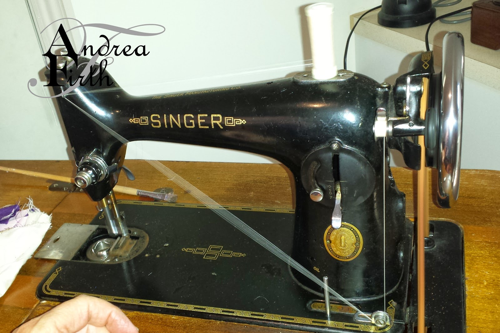 Obsessive Creativeness 1953 Model 201K Singer Treadle Sewing Machine