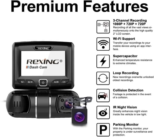 Review REXING S1 WiFi Full HD Car Dash Cam 