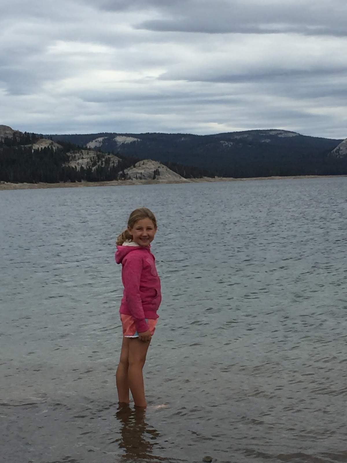 Joe and Heidi White Scrambling & Camping at Courtright Reservoir
