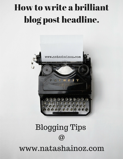 Blogging Tips via www.natashainoz.com