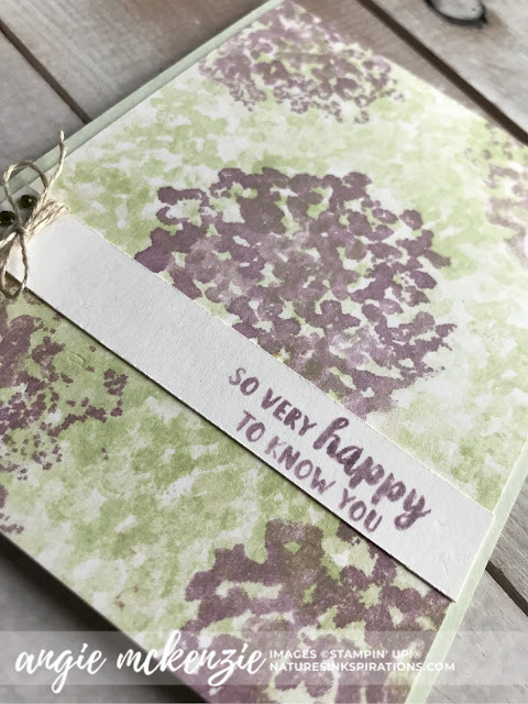 3rd Thursdays Blog Hop - June 2019 | Beautiful Friendship, Here's A Card NEW stamp sets from Stampin' Up!® | Nature's INKspirations by Angie McKenzie